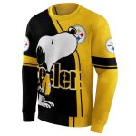 Pittsburgh Steelers Playful Snoopy Graphic All Over Print Sweatshirt 2.jpg