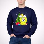 Pittsburgh Steelers Snoopy Christmas Peanuts Doghouse Football 3 Sweatshirt