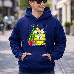 Pittsburgh Steelers Snoopy Christmas Peanuts Doghouse Football 8 Hoodie