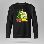 Pittsburgh Steelers Snoopy Christmas Peanuts Doghouse Football 9 Sweatshirt