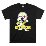 Pittsburgh Steelers Snoopy Dabbing Fan T Shirt 6