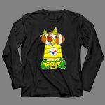 Pittsburgh Steelers Snoopy Halloween Football Magic Doghouse Pumpkins 4 Long Sleeves