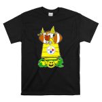 Pittsburgh Steelers Snoopy Halloween Football Magic Doghouse Pumpkins T Shirt 6