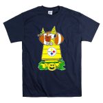 Pittsburgh Steelers Snoopy Halloween Football Magic Doghouse Pumpkins T Shirt 7