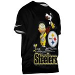 Pittsburgh Steelers Snoopy and Friends All Over Print T Shirt 3.jpg