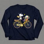 Pittsburgh Steelers Snoopy on Bicycle with Football Helmet and Flowers T Shirt 1.jpeg T Shirt 41