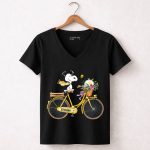 Pittsburgh Steelers Snoopy on Bicycle with Football Helmet and Flowers T Shirt 1.jpeg T Shirt 51
