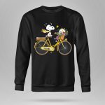 Pittsburgh Steelers Snoopy on Bicycle with Football Helmet and Flowers T Shirt 1.jpeg T Shirt 9