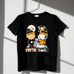 Pittsburgh Steelers And Peguins Snoopy Charlie Brown Mashup Shirt
