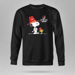 Portland Trail Blazers Snoopy Woodstock Red Hat 9 Hoodie