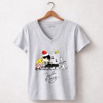 Queen Peanuts Freddie Mercury Christmas 7 Womens V Neck.jpg