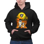 Raiders Halloween Snoopy Charlie Brown Pumpkin Moon 2 Hoodie
