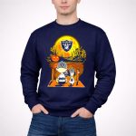 Raiders Halloween Snoopy Charlie Brown Pumpkin Moon 3 Sweatshirt