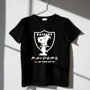 Raiders Peanuts Friends Ill Be There for You Snoopy 1 T Shirt
