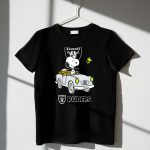Raiders Snoopy Driving Cartoon with Woodstock and NFL 1 T Shirt