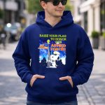 Raise Your Flag To Honor Our Armed Forces with Snoopy From The Peanuts Movie 8 Hoodie