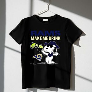 Rams Make Me Drink Snoopy Los Angeles Fans 1 T Shirt
