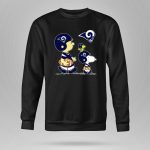 Rams Snoopy Charlie Brown Woodstock Football Helmets 9 Sweatshirt