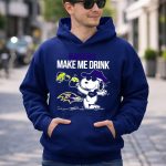 Ravens Make Me Drink Snoopy Baltimore Football Fan 8 Hoodie