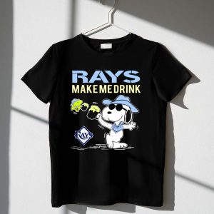 Rays Make Me Drink Snoopy Tampa Bay Fans 1 T Shirt.jpg