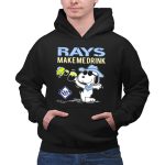 Rays Make Me Drink Snoopy Tampa Bay Fans 2 Hoodie.jpg