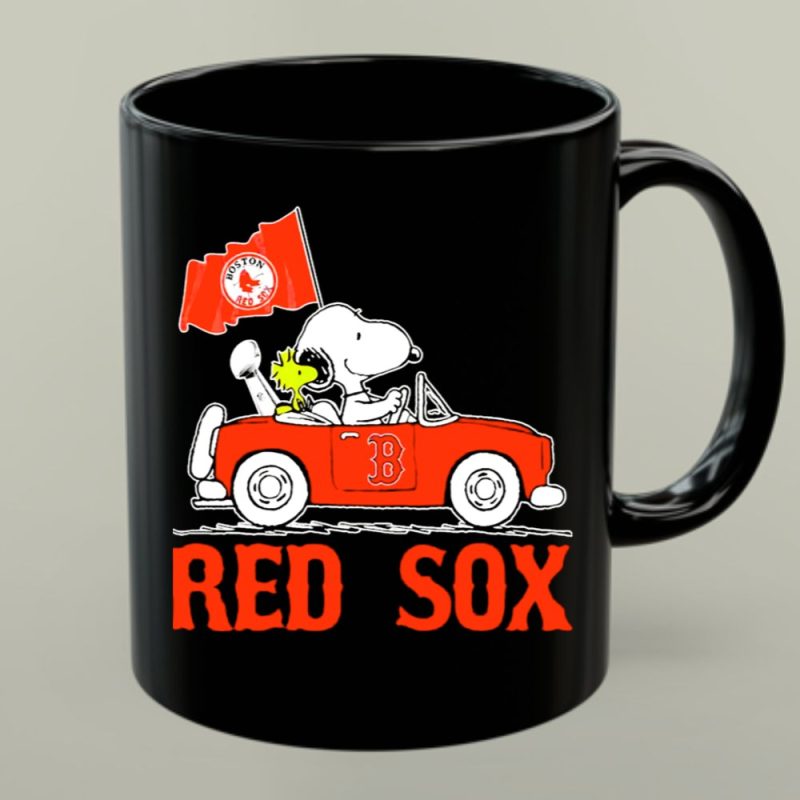 Red Sox Snoopy Woodstock Boston Red Sox Peanuts Car 1 Mug.jpg