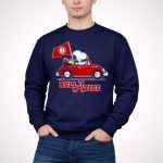 Roll A Tide Alabama Crimson Tide Snoopy Driving 3 Sweatshirt