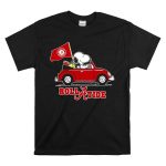 Roll A Tide Alabama Crimson Tide Snoopy Driving T Shirt 6