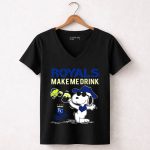 Royals Make Me Drink Snoopy For Kansas City Royals Fans 7 Womens V Neck 1.jpg