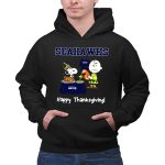 SEATTLE SEAHAWKS SNOOPY CHARLIE BROWN HAPPY THANKSGIVING 2 Hoodie