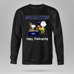 SEATTLE SEAHAWKS SNOOPY CHARLIE BROWN HAPPY THANKSGIVING 9 Sweatshirt