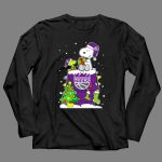 Sacramento Kings Christmas Snoopy And Woodstock Present Fan 4 Long Sleeves