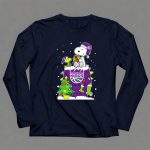 Sacramento Kings Christmas Snoopy And Woodstock Present Fan 6 Long Sleeves