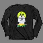 San Antonio Spurs Snoopy Halloween Moon Pumpkins 4 Long Sleeves