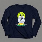 San Antonio Spurs Snoopy Halloween Moon Pumpkins 6 Long Sleeves