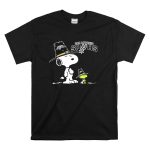 San Antonio Spurs Snoopy Woodstock Pilgrim Hats T Shirt 6