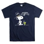 San Antonio Spurs Snoopy Woodstock Pilgrim Hats T Shirt 7