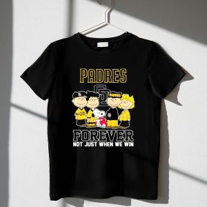 San Diego Padres Forever Fan Not Just When We Win Snoopy 1 T Shirt.jpg