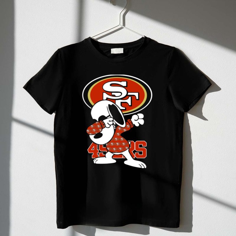 San Francisco 49Ers Snoopy Dabbing Sf 1 T Shirt
