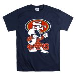 San Francisco 49ers Snoopy Dabbing SF T Shirt 7