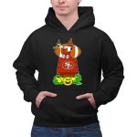 San Francisco 49ers Snoopy Halloween Wizard House Pumpkin Football 2 Hoodie