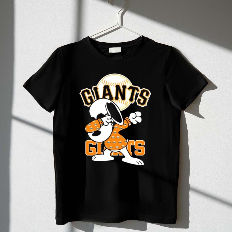 San Francisco Giants Snoopy Dabbing Baseball 1 T Shirt