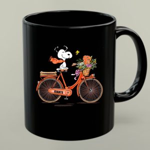 San Francisco Giants Snoopy on Bicycle with Flowers 1 mug 1.jpg