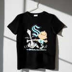 Seattle Kraken Snoopy and Charlie Brown dancing 1 T Shirt.jpg