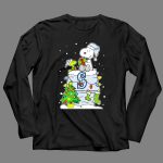 Seattle Mariners Snoopy Christmas Celebration With Woodstock And Holiday Tree 4 Long Sleeves 1.jpg
