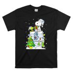 Seattle Mariners Snoopy Christmas Celebration With Woodstock And Holiday Tree T Shirt 6.jpg