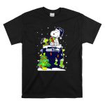 Seattle Seahawks Christmas Snoopy And Woodstock Holiday Cheer T Shirt 6