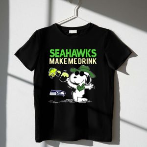Seattle Seahawks Make Me Drink Snoopy Fan Celebration 1 T Shirt