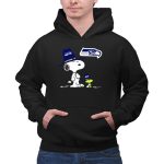 Seattle Seahawks Snoopy And Woodstock Thanksgiving Hat Football Celebration 2 Hoodie