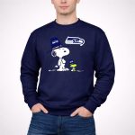 Seattle Seahawks Snoopy And Woodstock Thanksgiving Hat Football Celebration 3 Sweatshirt
